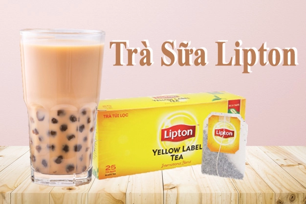 Cách làm trà sữa lipton