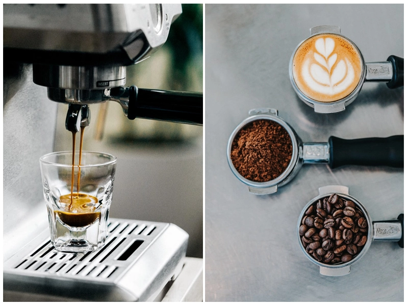 pha chế cafe máy